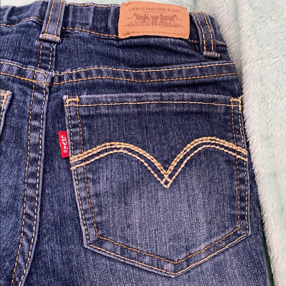 Girls Levi skinny jeans Adjustable